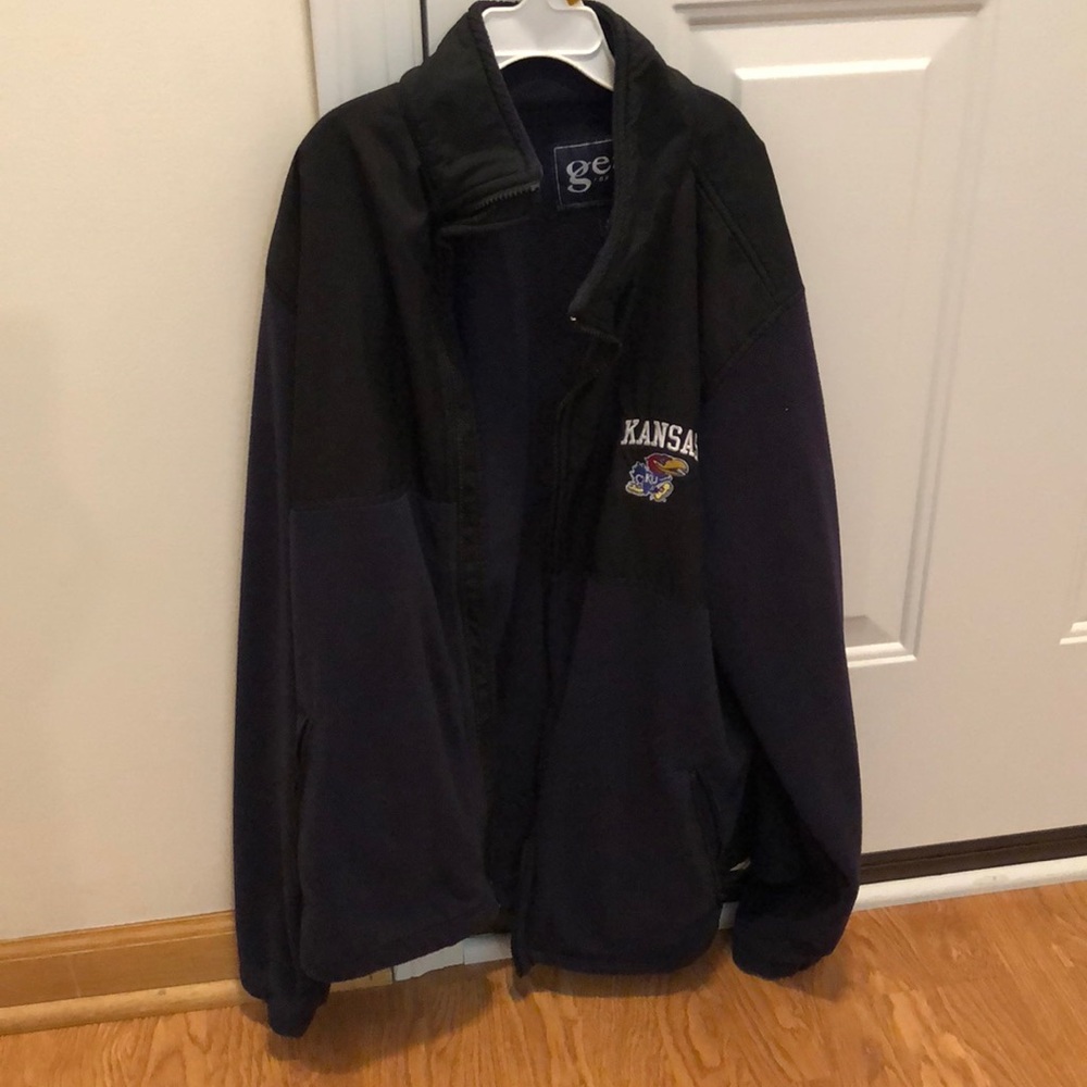 KU fleece jacket size M